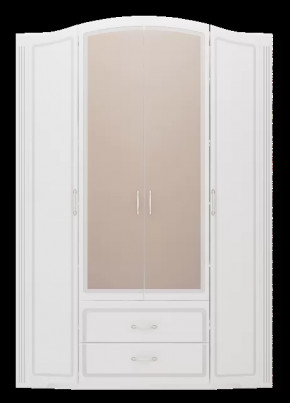 Шкаф для одежды четырехдверный с зеркалом «Виктория» №2 в Муравленко - muravlenko.mebel-tymen.ru | фото