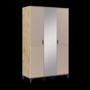 Шкаф для одежды и белья с зеркалом Дюна №1 в Муравленко - muravlenko.mebel-tymen.ru | фото