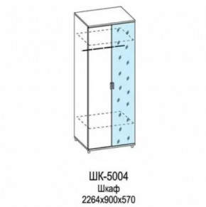 Шкаф для одежды и белья ШК-5004 Грейс в Муравленко - muravlenko.mebel-tymen.ru | фото