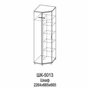 Шкаф для одежды и белья ШК-5013 Грейс в Муравленко - muravlenko.mebel-tymen.ru | фото