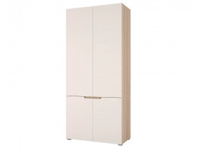 Шкаф двухстворчатый Анталия Сонома-Белый софт в Муравленко - muravlenko.mebel-tymen.ru | фото