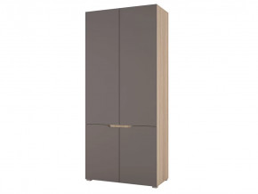 Шкаф двухстворчатый Анталия Сонома-Графит софт в Муравленко - muravlenko.mebel-tymen.ru | фото