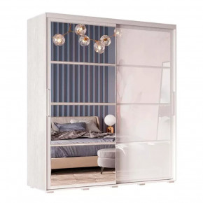 Шкаф-купе Крафт-6 Ясень белый в Муравленко - muravlenko.mebel-tymen.ru | фото