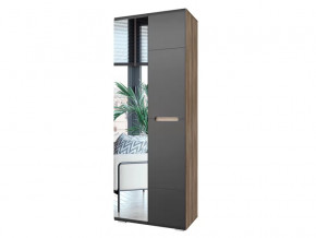 Шкаф Наоми ШК-22 графит нубук в Муравленко - muravlenko.mebel-tymen.ru | фото