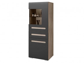 Шкаф Наоми ШК-24 графит нубук в Муравленко - muravlenko.mebel-tymen.ru | фото