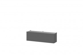 Шкаф навесной графит серый Денвер в Муравленко - muravlenko.mebel-tymen.ru | фото