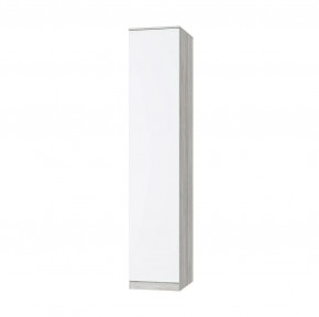 Шкаф-пенал Лори, 452 мм, дуб серый/белый в Муравленко - muravlenko.mebel-tymen.ru | фото