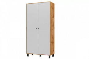 Шкаф распашной Hygge ШР-2, дуб вотан/белый в Муравленко - muravlenko.mebel-tymen.ru | фото