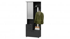 Шкаф-секция комбинированная «Витра» тип 1 Антрацит в Муравленко - muravlenko.mebel-tymen.ru | фото