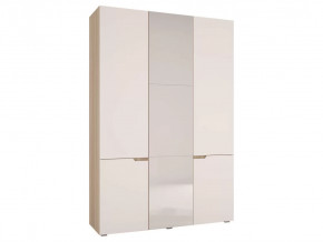 Шкаф трехстворчатый Анталия Сонома -Белый софт в Муравленко - muravlenko.mebel-tymen.ru | фото