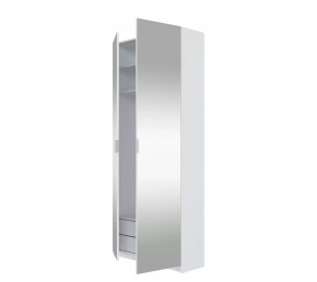 Шкаф в спальню с зеркалом MOBI белый REG/100 в Муравленко - muravlenko.mebel-tymen.ru | фото