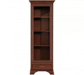 Шкаф-витрина Kentaki S320-REG1W1S Каштан в Муравленко - muravlenko.mebel-tymen.ru | фото