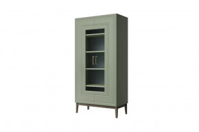 Шкаф Витрина ШР-2 Гориция Зелёный самшит в Муравленко - muravlenko.mebel-tymen.ru | фото