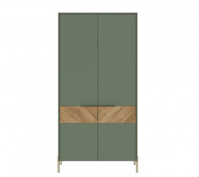 SIENA шкаф SZF2D (Дымчатый зеленый/Дуб вотан) в Муравленко - muravlenko.mebel-tymen.ru | фото