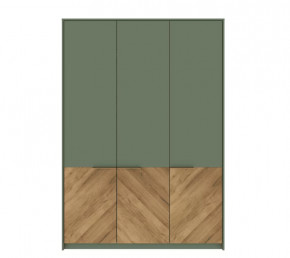 SIENA шкаф SZF3D (Дымчатый зеленый/Дуб вотан) в Муравленко - muravlenko.mebel-tymen.ru | фото