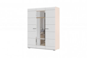 СИМБА Шкаф 3х-ств (ш1500*г570*в2000мм), Белый глянец в Муравленко - muravlenko.mebel-tymen.ru | фото