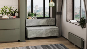 Скамья прямая «Брайтон» (1300 мм) Венге Цаво, Wellmart Silver в Муравленко - muravlenko.mebel-tymen.ru | фото