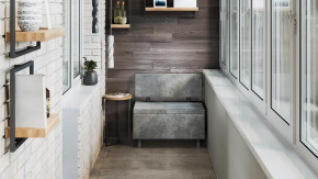 Скамья прямая «Брайтон» (800 мм) Венге Цаво, Wellmart Silver в Муравленко - muravlenko.mebel-tymen.ru | фото