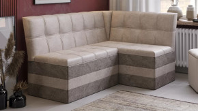 Скамья угловая «Оскар» исп. 2 Микровелюр Wellmart Dark Beige, Latte в Муравленко - muravlenko.mebel-tymen.ru | фото