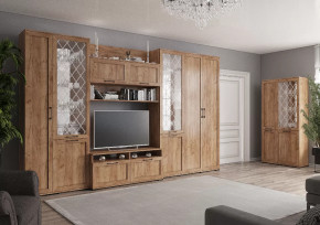 СОФИЯ Гостиная, ЛДСП Дуб крафт табачный/ рамка МДФ Дуб крафт табачный в Муравленко - muravlenko.mebel-tymen.ru | фото