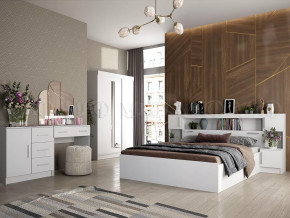 Спальный гарнитур Басямиф, белый в Муравленко - muravlenko.mebel-tymen.ru | фото