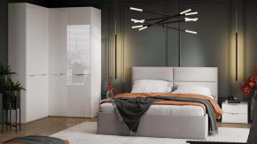 Спальный гарнитур «Глосс» №9 Белый Жемчуг, Белый глянец в Муравленко - muravlenko.mebel-tymen.ru | фото