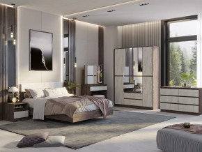 Спальный гарнитур Милана Ясень анкор/Дуб эльза в Муравленко - muravlenko.mebel-tymen.ru | фото