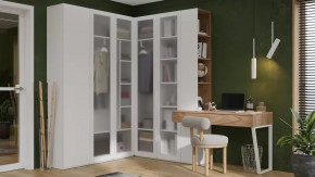 Спальный гарнитур «Порто» №5 Яблоня Беллуно, Белый в Муравленко - muravlenko.mebel-tymen.ru | фото