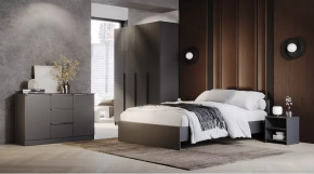 Спальный гарнитур Элегант Графит в Муравленко - muravlenko.mebel-tymen.ru | фото