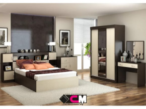 Спальня Басса Венге/Дуб белфорт в Муравленко - muravlenko.mebel-tymen.ru | фото