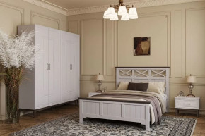 Спальня модульная Гориция Персидский жемчуг/Лак Льняной в Муравленко - muravlenko.mebel-tymen.ru | фото