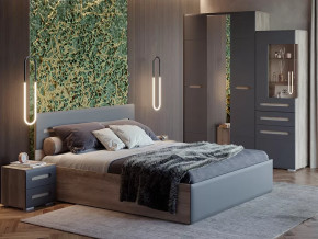 Спальня Наоми графит нубук в Муравленко - muravlenko.mebel-tymen.ru | фото