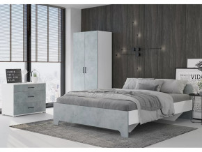 Спальня Victor Белый-бетон в Муравленко - muravlenko.mebel-tymen.ru | фото