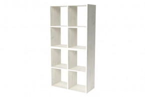 Стеллаж 8 секций 1392х700х294, цвет дуб грей в Муравленко - muravlenko.mebel-tymen.ru | фото