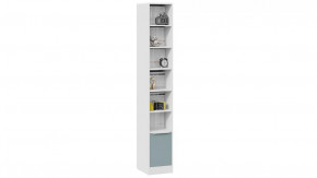 Стеллаж «Марли» Белый, Серо-голубой в Муравленко - muravlenko.mebel-tymen.ru | фото