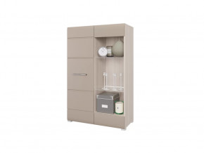 Стеллаж Ненси Ясень-Капучино глянец в Муравленко - muravlenko.mebel-tymen.ru | фото