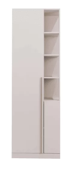 Стеллаж Николь 21.2 Кашемир в Муравленко - muravlenko.mebel-tymen.ru | фото