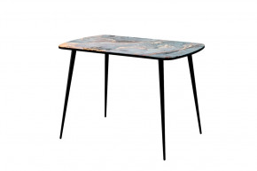 Стол Бостон Лайт 2, фотопечать Версаль/опоры черные в Муравленко - muravlenko.mebel-tymen.ru | фото