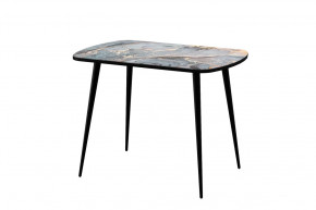 Стол Бостон Лайт, фотопечать Версаль/опоры черные в Муравленко - muravlenko.mebel-tymen.ru | фото