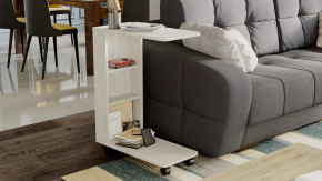 Стол журнальный тип 14 Дуб крафт белый в Муравленко - muravlenko.mebel-tymen.ru | фото