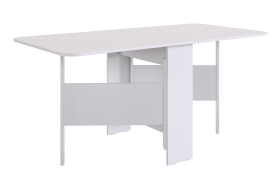 Стол-книжка раскладной Мечта 2 (белое дерево/белое дерево) в Муравленко - muravlenko.mebel-tymen.ru | фото