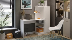 Стол компьютерный «Бейсик» Белый в Муравленко - muravlenko.mebel-tymen.ru | фото