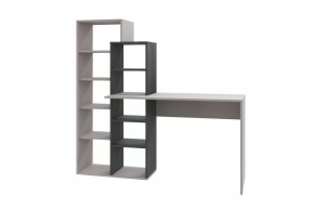 Стол компьютерный Квадро, кашемир/черный ясень в Муравленко - muravlenko.mebel-tymen.ru | фото