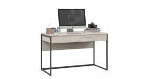 Стол компьютерный «Лофт» тип 2 Черный/Дуб крафт белый в Муравленко - muravlenko.mebel-tymen.ru | фото