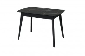 Стол обеденный Прайм, черный тунис/черный в Муравленко - muravlenko.mebel-tymen.ru | фото