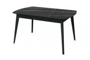 Стол обеденный Прайм, черный тунис/черный в Муравленко - muravlenko.mebel-tymen.ru | фото