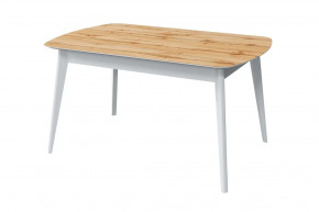 Стол обеденный Прайм, дуб вотан/белый в Муравленко - muravlenko.mebel-tymen.ru | фото