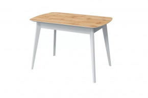 Стол обеденный Прайм, дуб вотан/белый в Муравленко - muravlenko.mebel-tymen.ru | фото