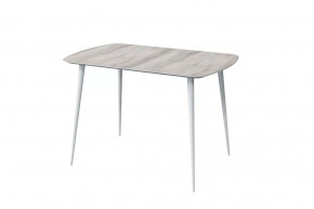 Стол обеденный Прайм Лайт, Бора бора/белый в Муравленко - muravlenko.mebel-tymen.ru | фото