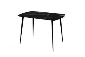 Стол обеденный Прайм Лайт, Черный тунис/черный в Муравленко - muravlenko.mebel-tymen.ru | фото